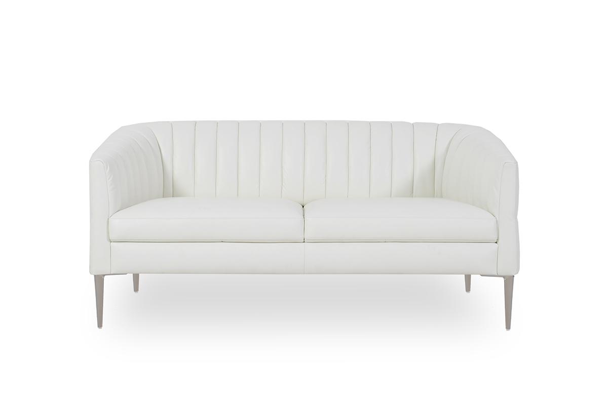 

    
Snow Top Grain Leather Loveseat 441 Pearl Moroni Contemporary Modern
