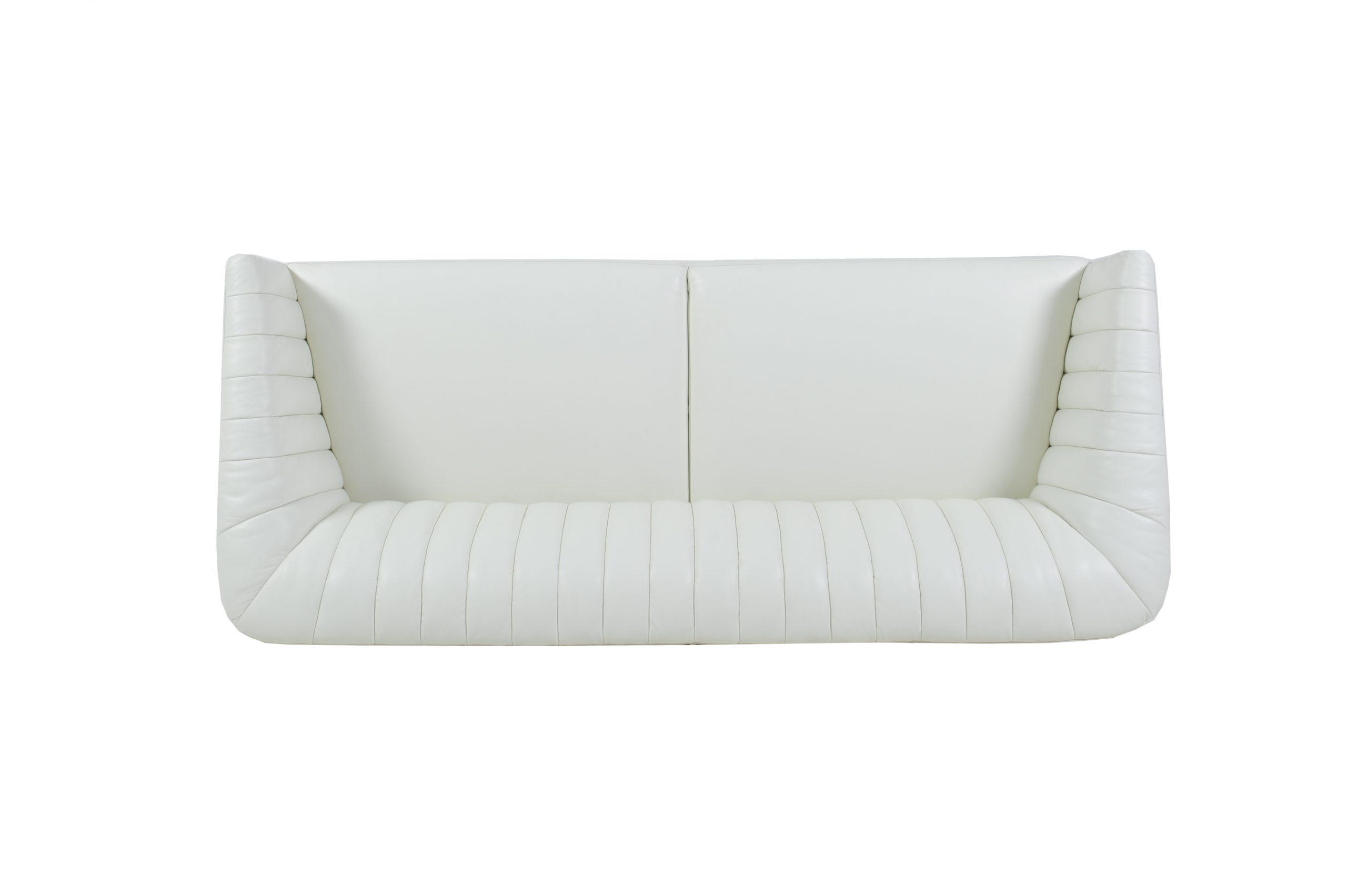 

    
 Order  Snow Top Grain Leather Sofa Set 2Pcs 441 Pearl Moroni Contemporary Modern
