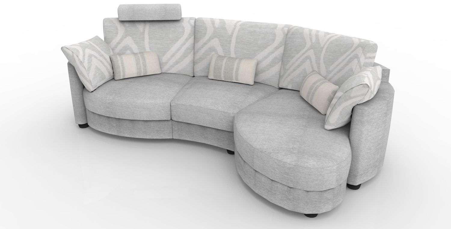

    
Soflex Afina  Light Grey Fabric Modular Sectional Sofa Custom Made in Spain SPECIAL ORDER
