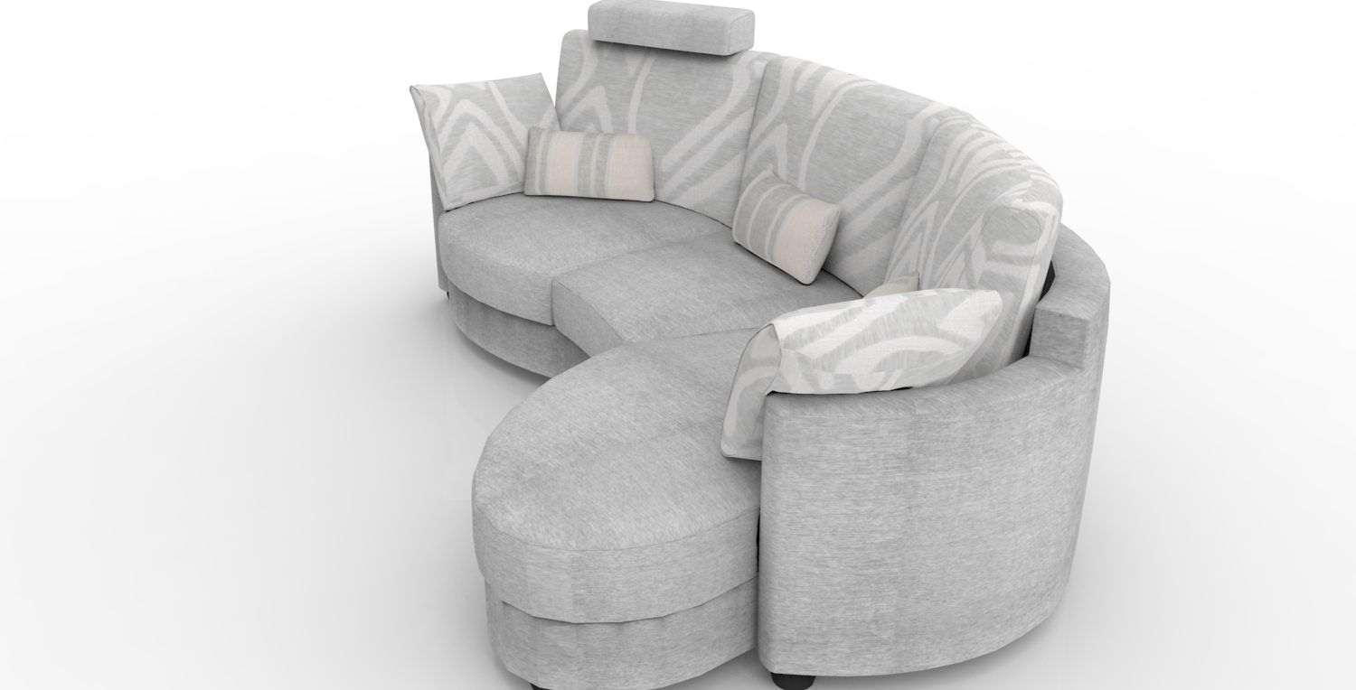 

                    
Soflex Afina Sectional Sofa Light Gray Fabric Purchase 
