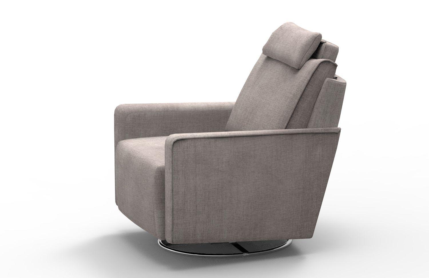 

                    
Buy Soflex Annabel  Modern Chrome Fabric Recliner Armchair Custom Made in Spain SPECIAL ORDER
