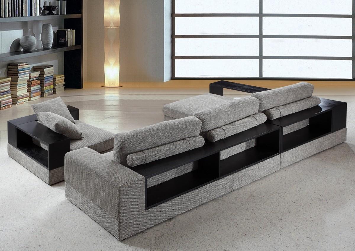 

    
Soflex Denver Ultra Modern Grey Fabric Sectional Sofa Set 2Pcs SPECIAL ORDER
