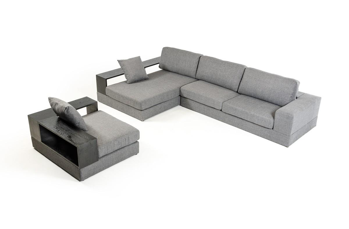 

    
Soflex Denver Ultra Modern Grey Fabric Sectional Sofa Set 2Pcs SPECIAL ORDER
