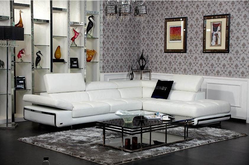 

                    
Soflex Soflex Lincoln Sectional Sofa White Eco-Leather Purchase 
