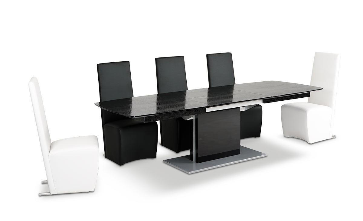 Modern Dining Table Sidney Soflex-Luxury-Sidney in Black 