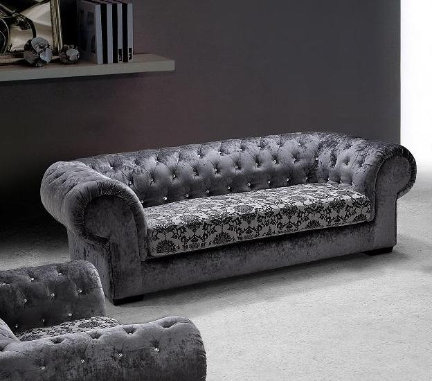 

    
Soflex Nashville Modern Fabric Sofa Set with Tufted Acrylic Crystals Classic
