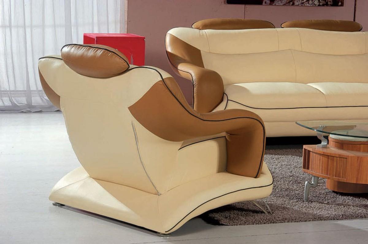 

    
Modern Bonded Leather Sofa Living Room Set 3Pcs Contemporary Soflex Oakland

