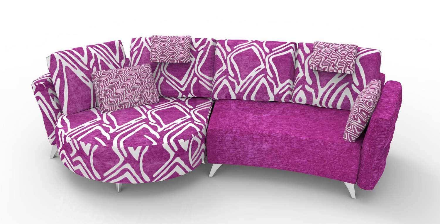 

    
Soflex Valentina Contemporary Lilac Fabric Modular Sofa Custom Made in Spain SPECIAL ORDER
