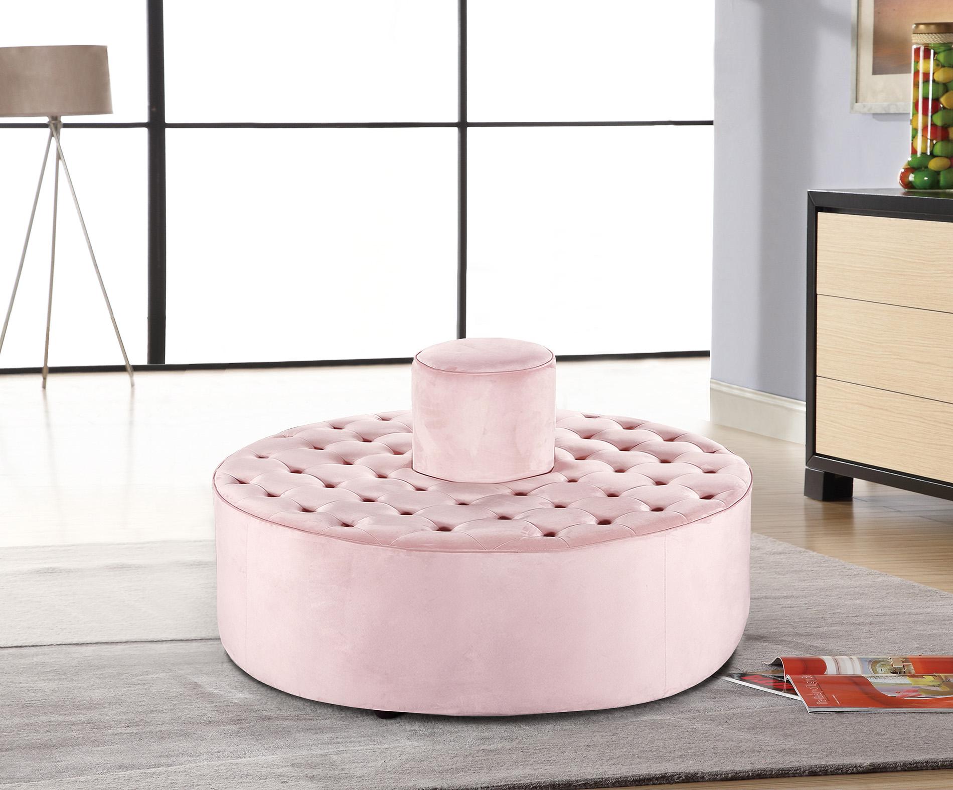

        
Meridian Furniture BANQUET 104Pink Ottoman Pink Soft Velvet 704831406504
