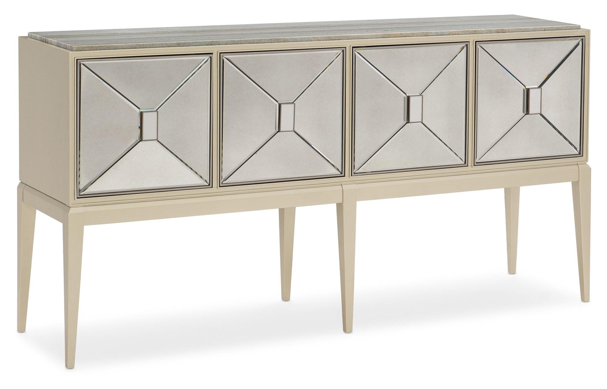 Modern Buffet SPARKLING PERSONALITY CLA-019-681 in Mirrored, Gold 