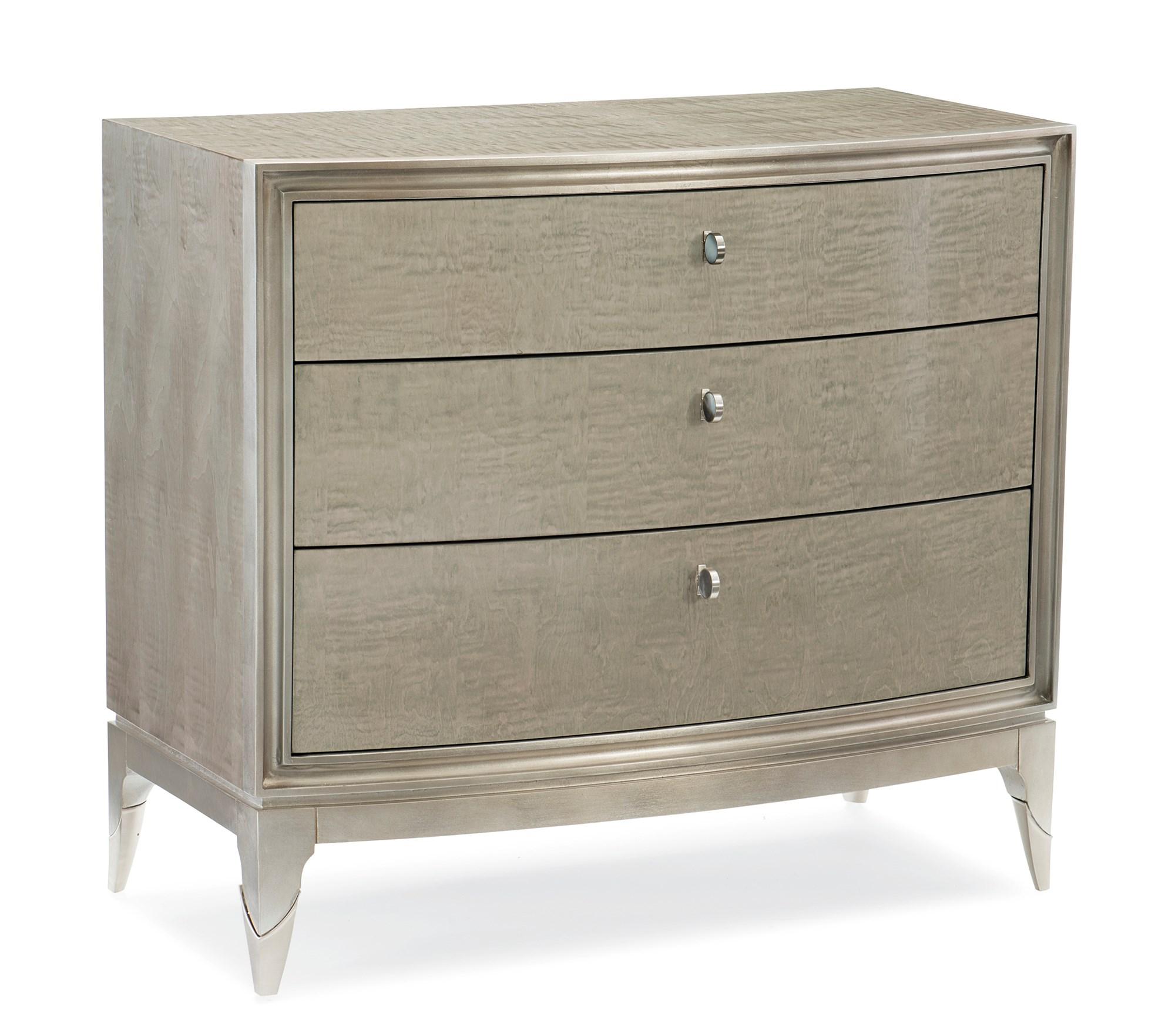 

    
Soft Silver Leaf & Moonlit Sand Finish Nightstand Set 2Pc RISE AND SHINE by Caracole
