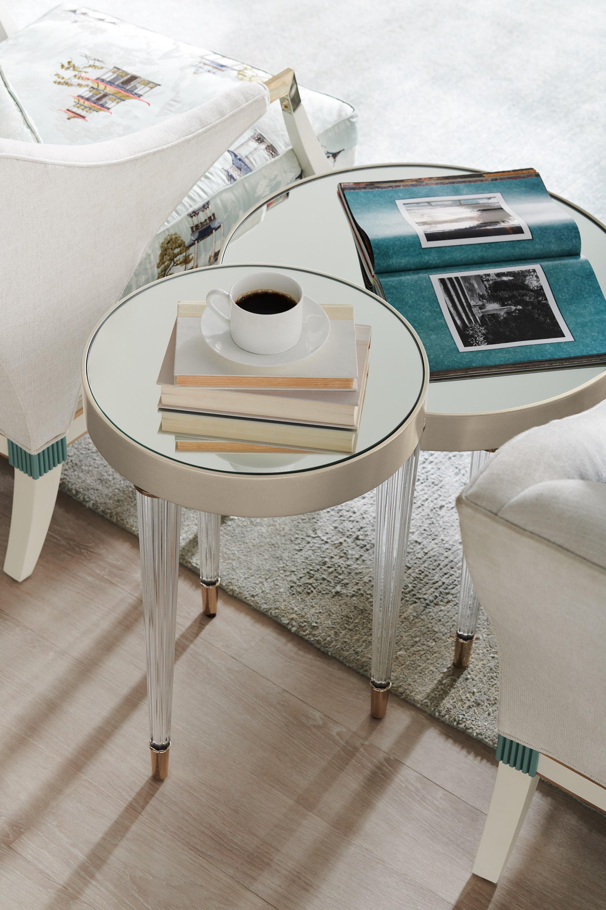 

    
Caracole TRI THIS End Table Silver/Gold CLA-419-422
