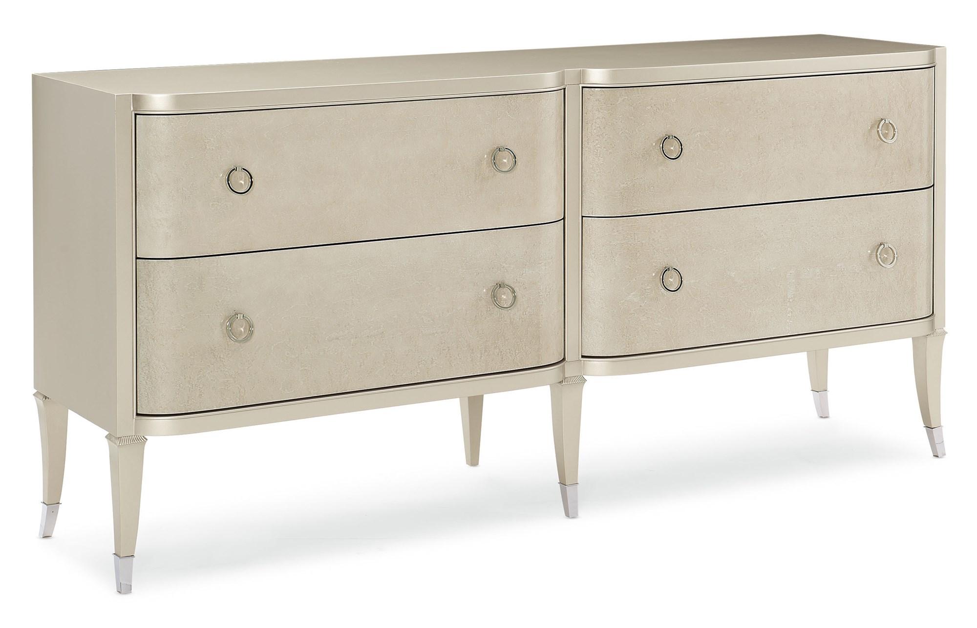 

    
Soft Silver Paint & Smoked Birdseye Finish Dresser HIS OR HERS by Caracole
