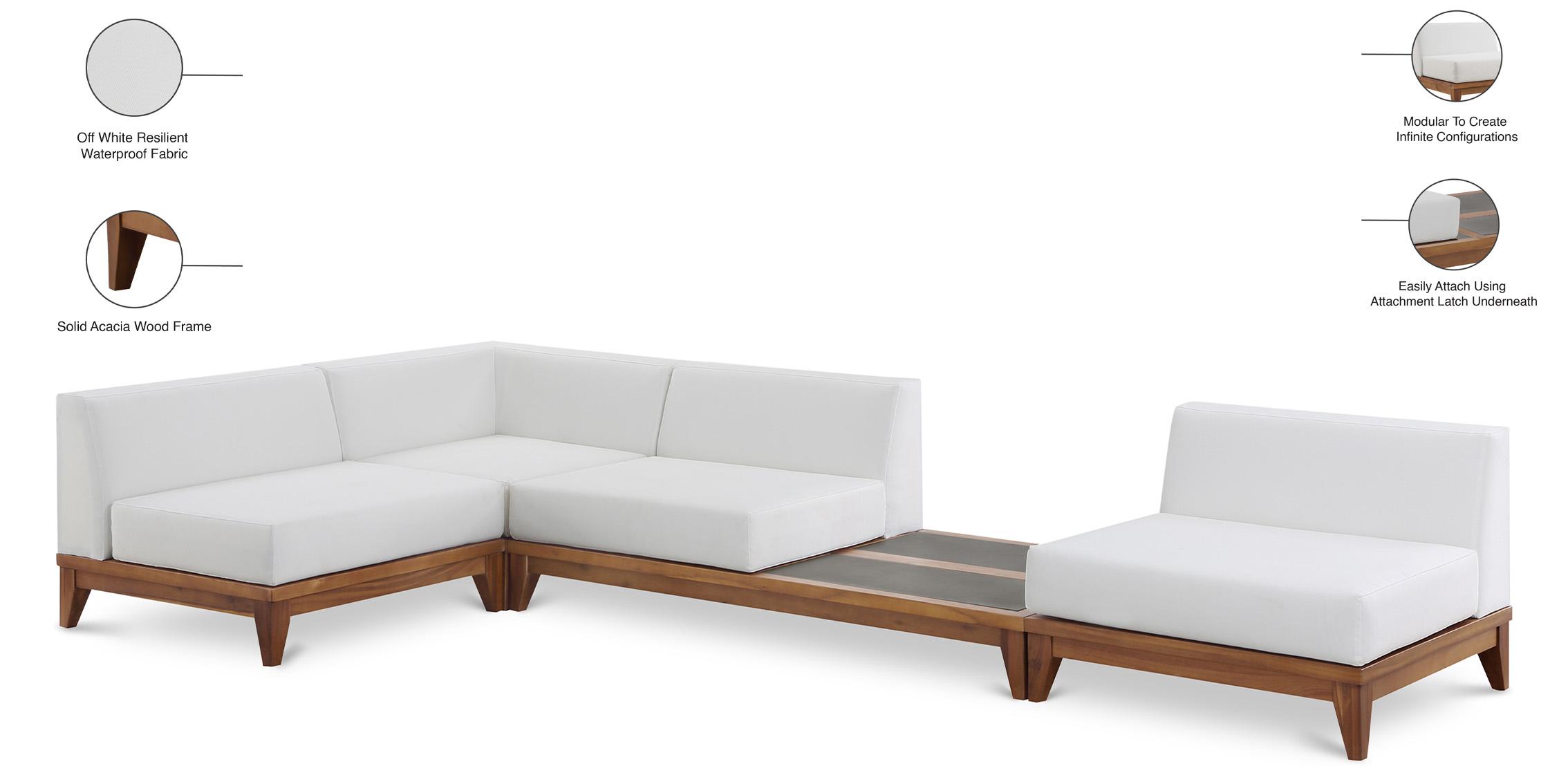 

    
Meridian Furniture RIO 389White-Sec4B Patio Modular Sectional Off-White/Brown 389White-Sec4B
