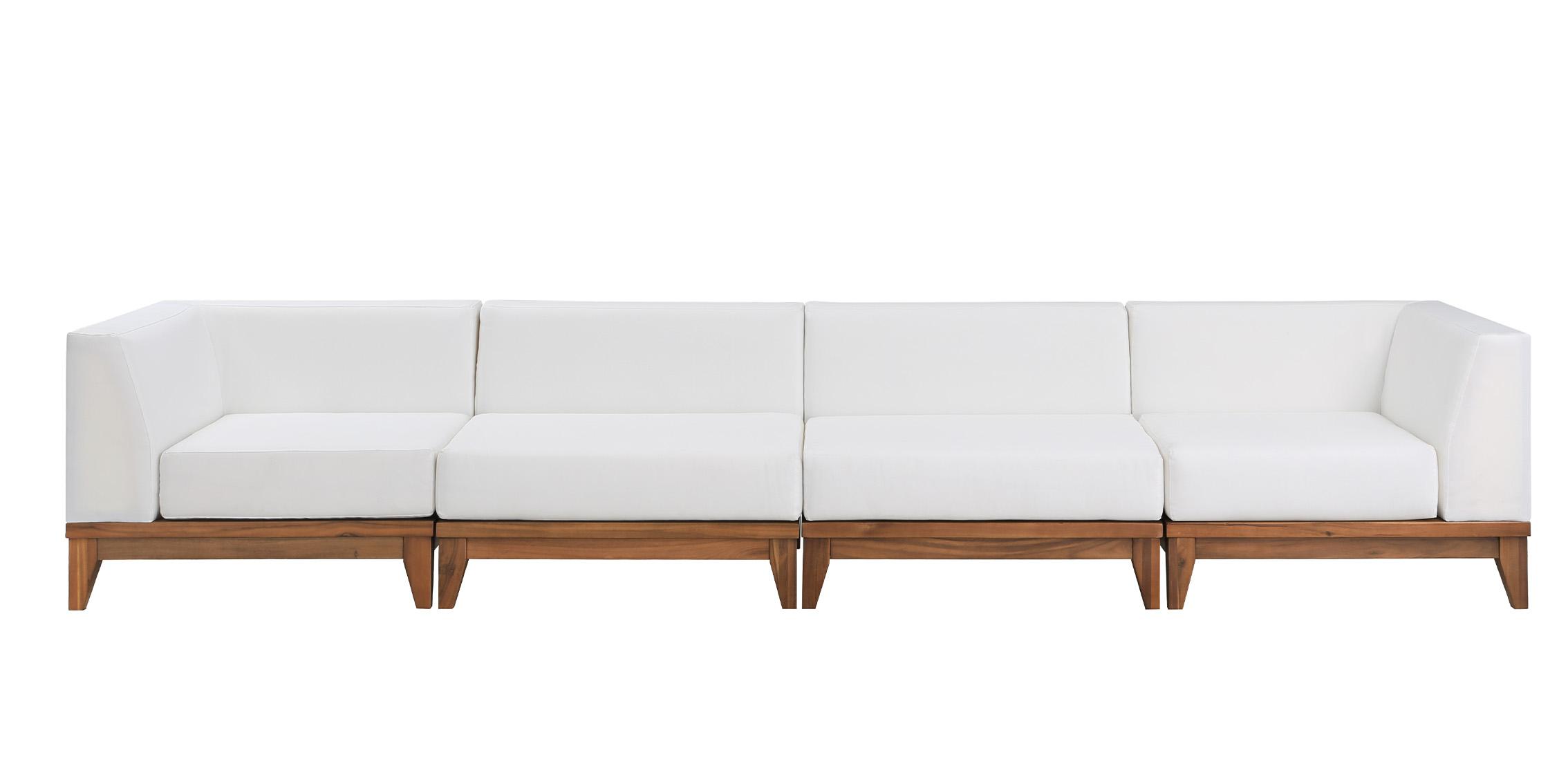 

    
Meridian Furniture RIO 389White-S131 Patio Moular Sofa Off-White/Brown 389White-S131

