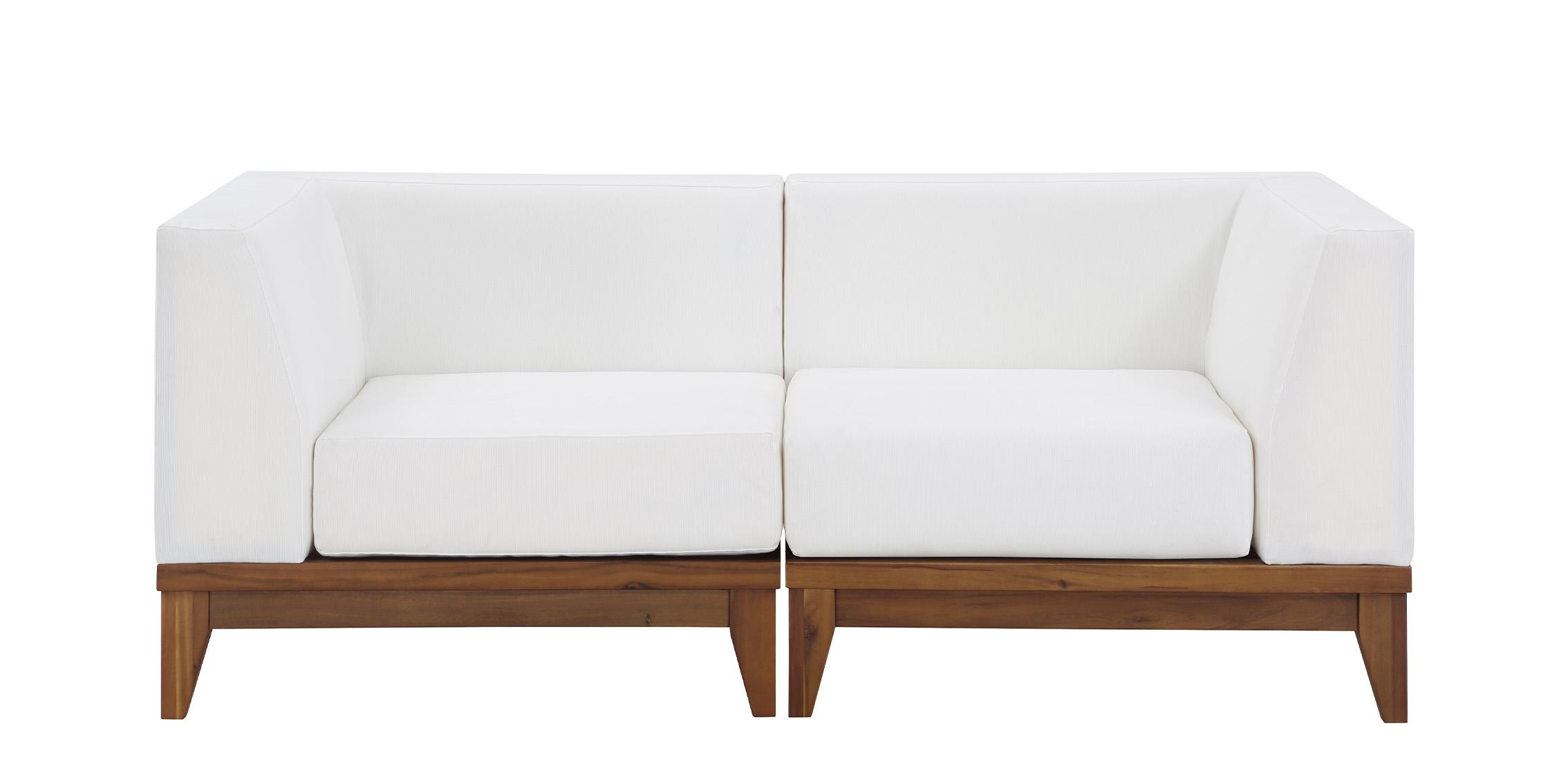 

    
Meridian Furniture RIO 389White-S62 Patio Moular Sofa Off-White/Brown 389White-S62

