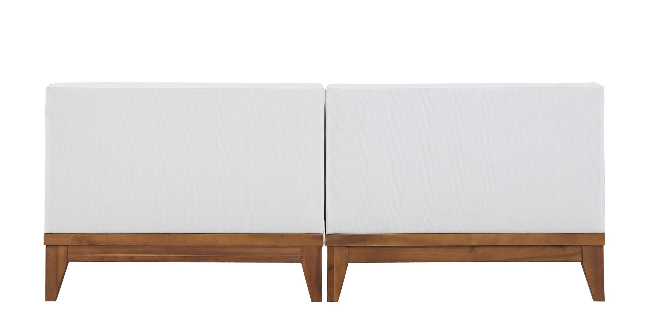 

        
Meridian Furniture RIO 389White-S70 Patio Moular Sofa Off-White/Brown Fabric 094308257532
