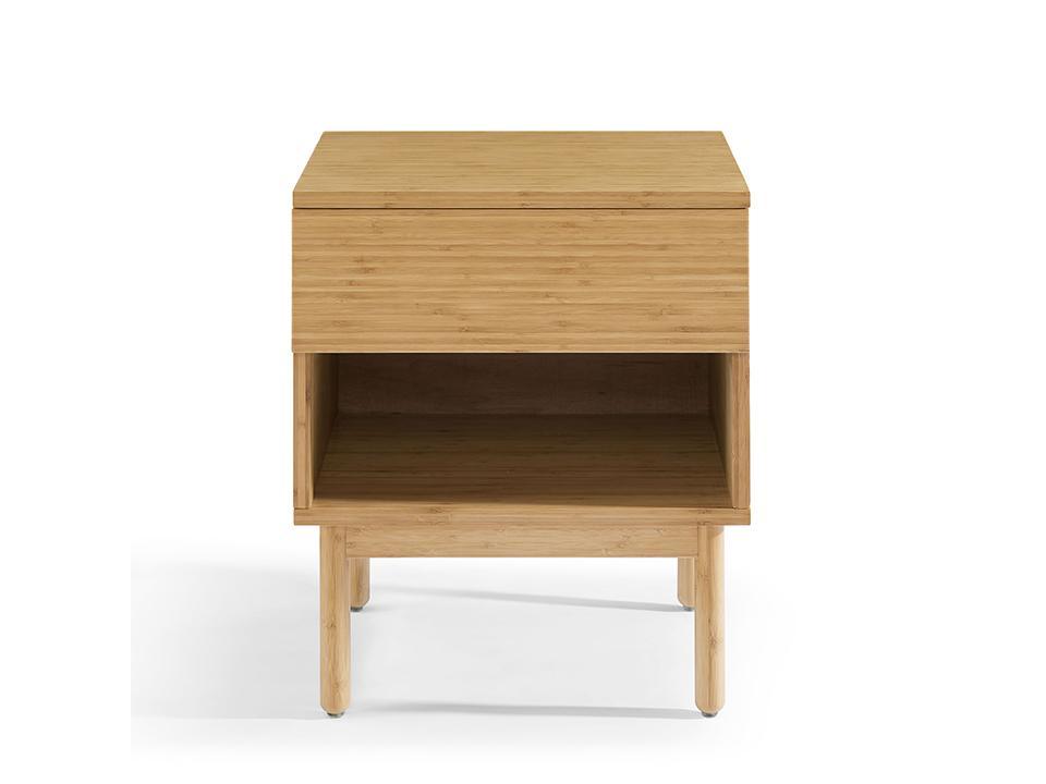

    
Solid Caramelized Bamboo Nightstand Modern Ria by Greenington
