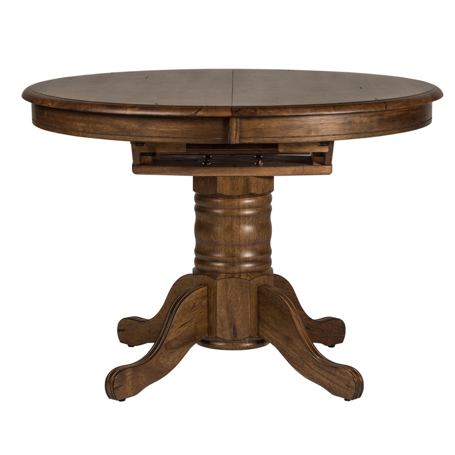 

    
Solids Brown Wood Dining Table 186-CD-PDS Liberty Furniture
