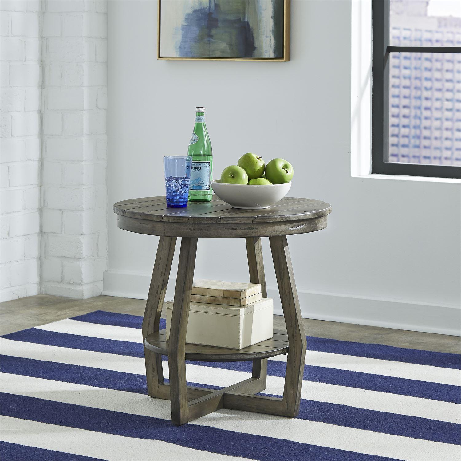 

    
Solids Gray Wood End Table 41-OT1020 Liberty Furniture
