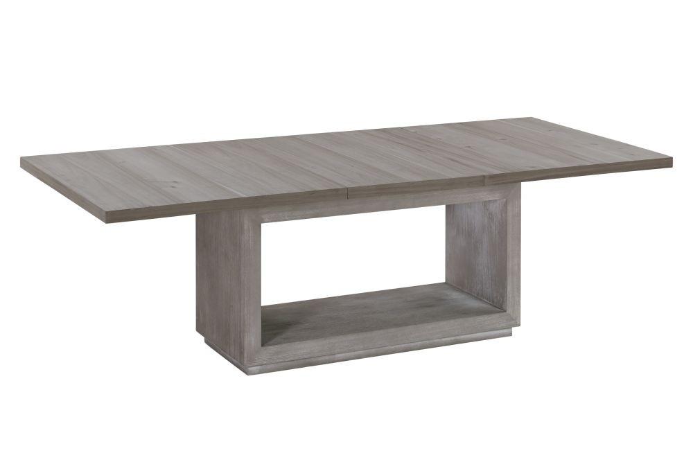 Contemporary Dining Table OXFORD AZBX61 in Light Gray, Stone 