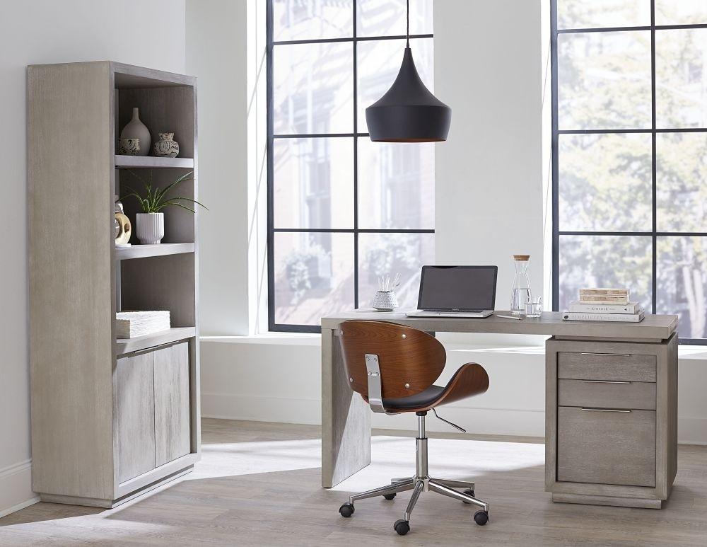 

    
Mineral Gray Home Office Set 2 Pcs OXFORD by Modus Furniture
