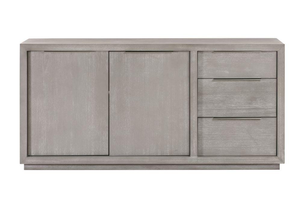 

    
Mineral Gray Sideboard Solid Acacia OXFORD by Modus Furniture
