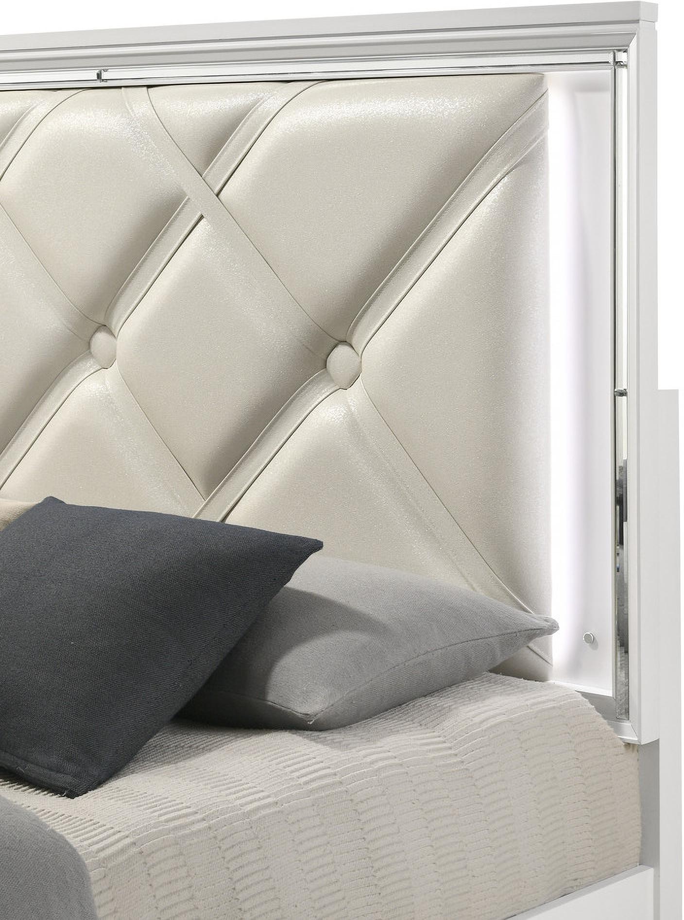 

    
Galaxy Home Furniture Prism Storage Bed White Prism-EK
