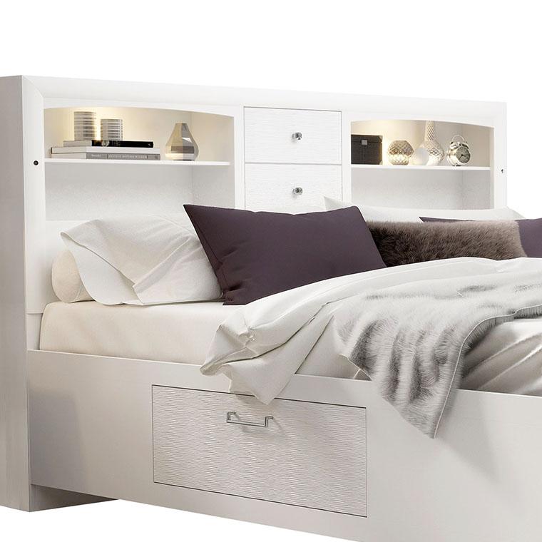 

    
JORDYN-WH-KB-Set-4 JORDYN White Rubberwood Storage King Bed Set 4Pcs w/ Plenty of Drawers Global US
