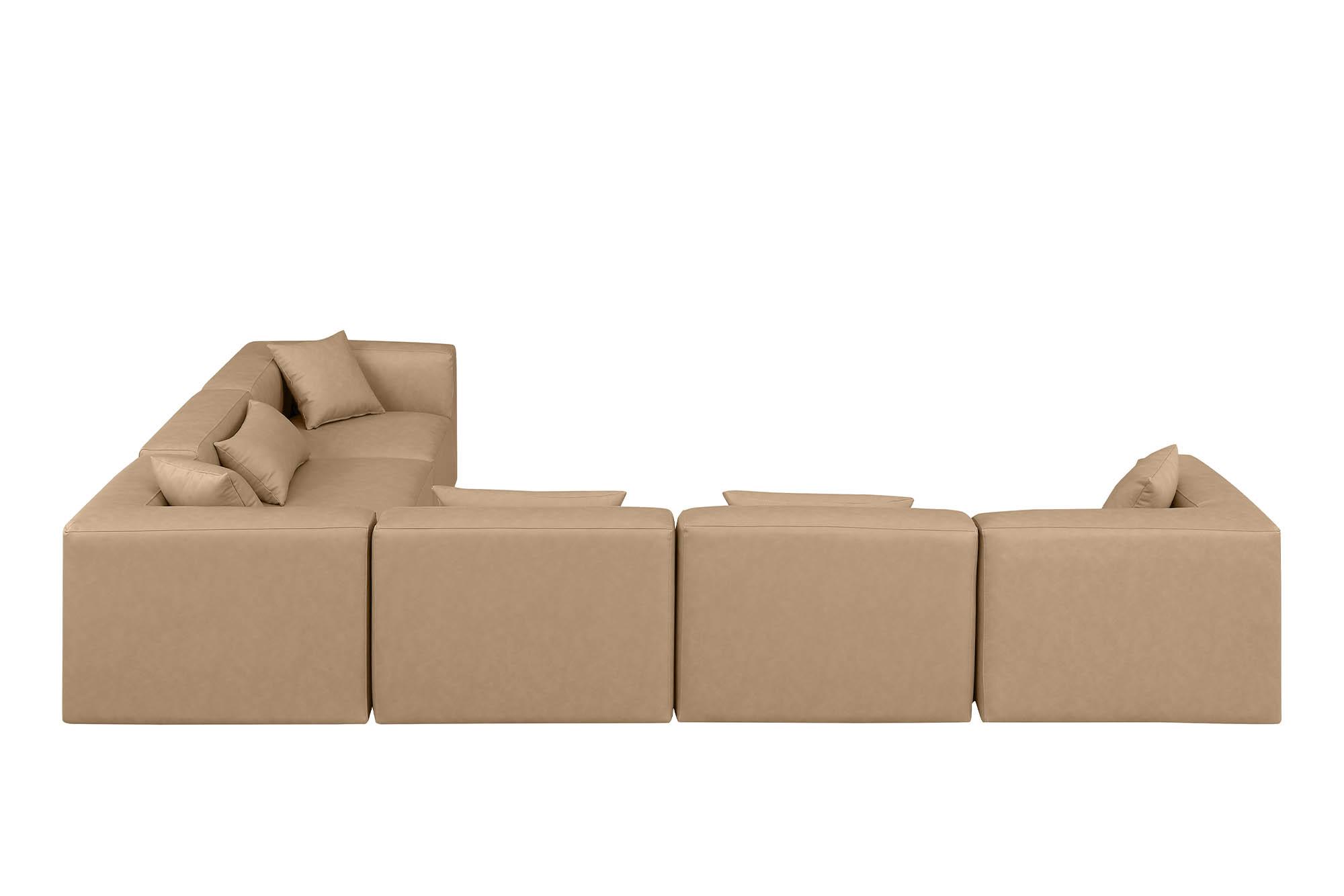 

    
668Tan-Sec6A Meridian Furniture Modular Sectional Sofa
