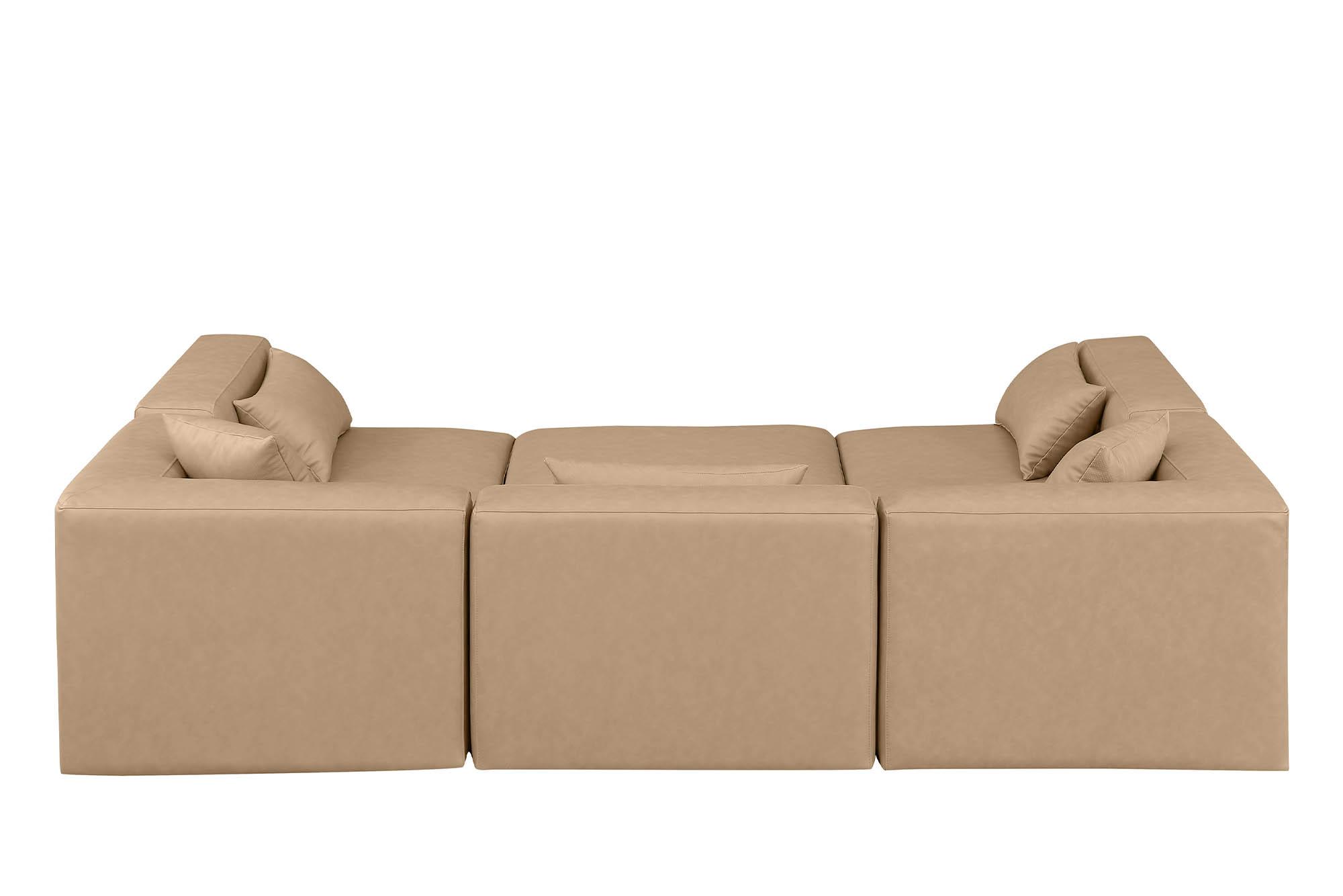 

    
668Tan-Sec6C Meridian Furniture Modular Sectional Sofa
