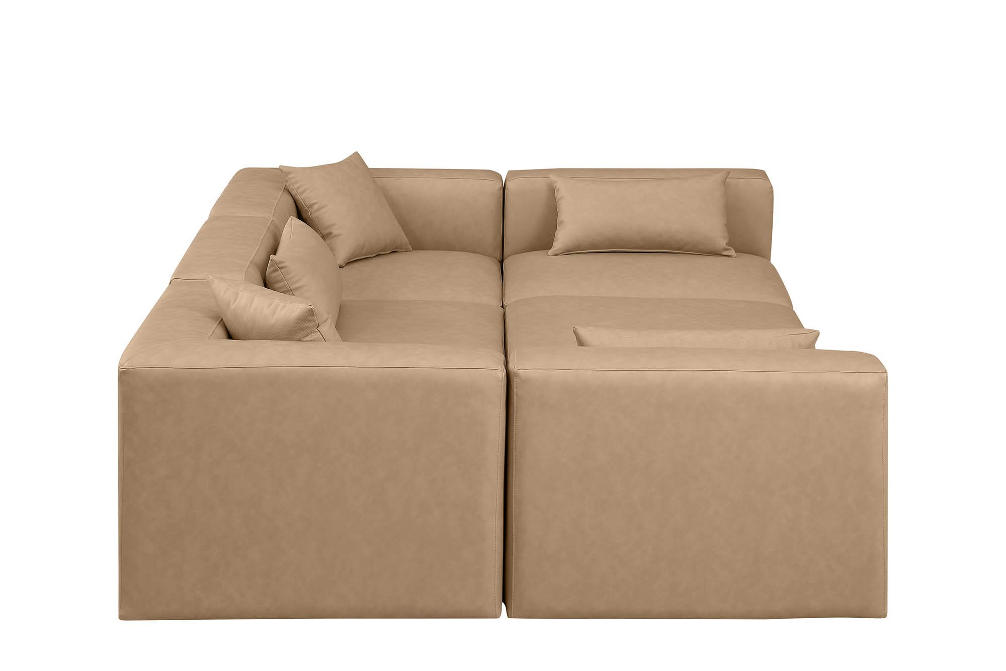 

    
Meridian Furniture CUBE 668Tan-Sec6C Modular Sectional Sofa Tan 668Tan-Sec6C
