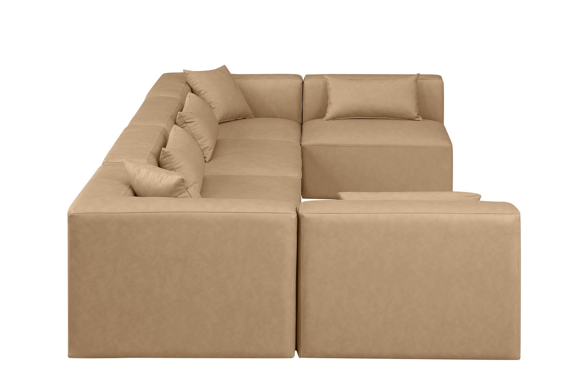 

    
Meridian Furniture CUBE 668Tan-Sec6D Modular Sectional Sofa Tan 668Tan-Sec6D
