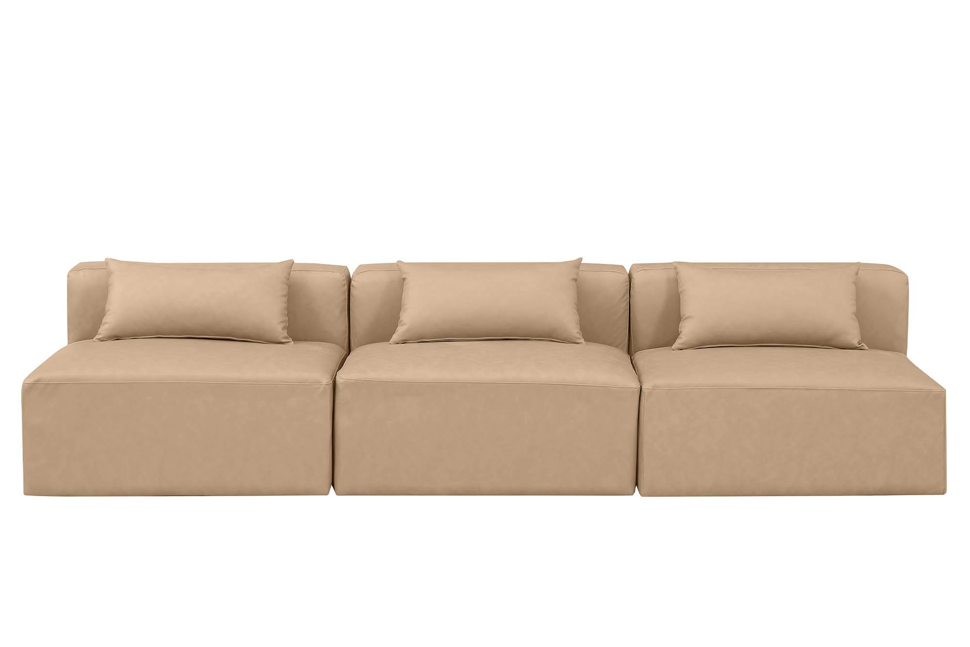 

        
Meridian Furniture CUBE 668Tan-S108A Modular Sofa Tan Faux Leather 094308317601
