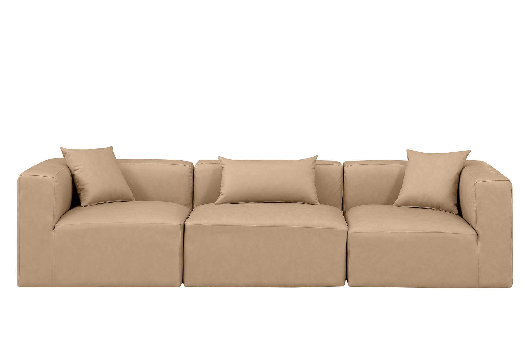 

        
Meridian Furniture CUBE 668Tan-S108B Modular Sofa Tan Faux Leather 094308317618
