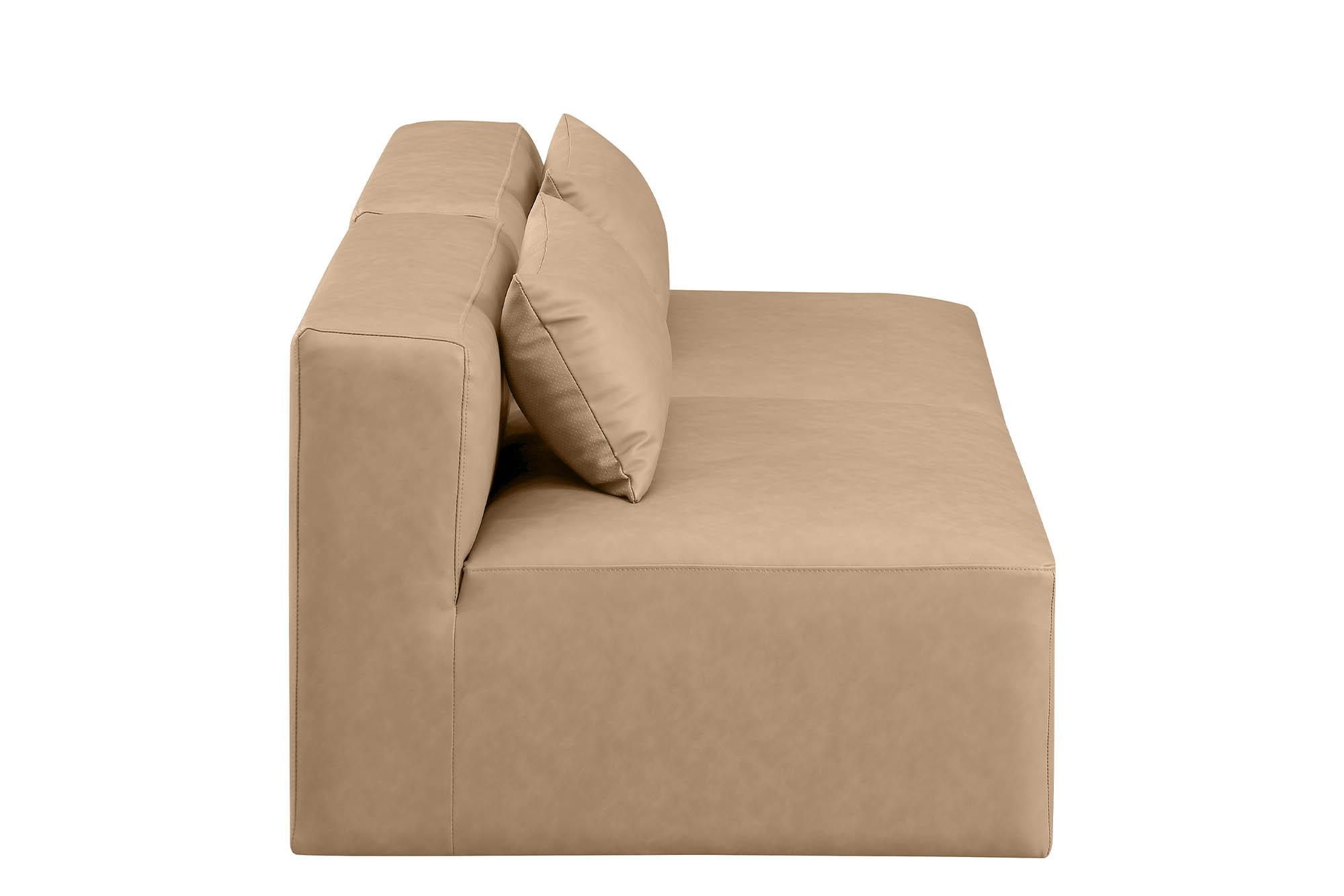 

        
Meridian Furniture CUBE 668Tan-S72A Modular Sofa Tan Faux Leather 094308317588
