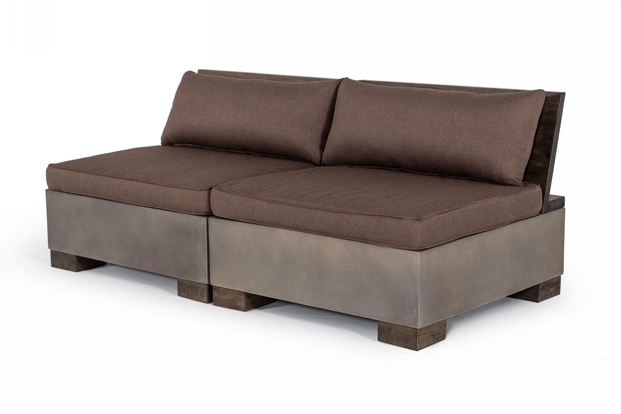 

    
VIG Furniture Modrest Delaware Modular Sectional Sofa Dark Tan/Brown VGLB-RIVI-SQR-SET
