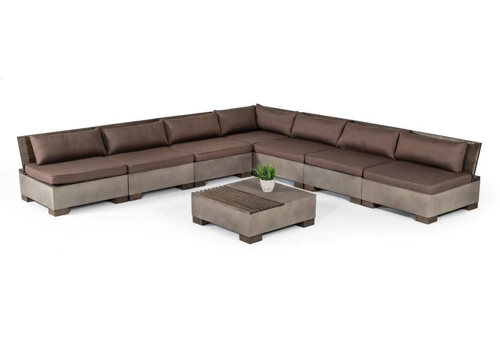 

    
Tan Modular Large Sectional Sofa Set w/ Coffee Table by VIG Delaware VGLB-RIVI-SQR-SET
