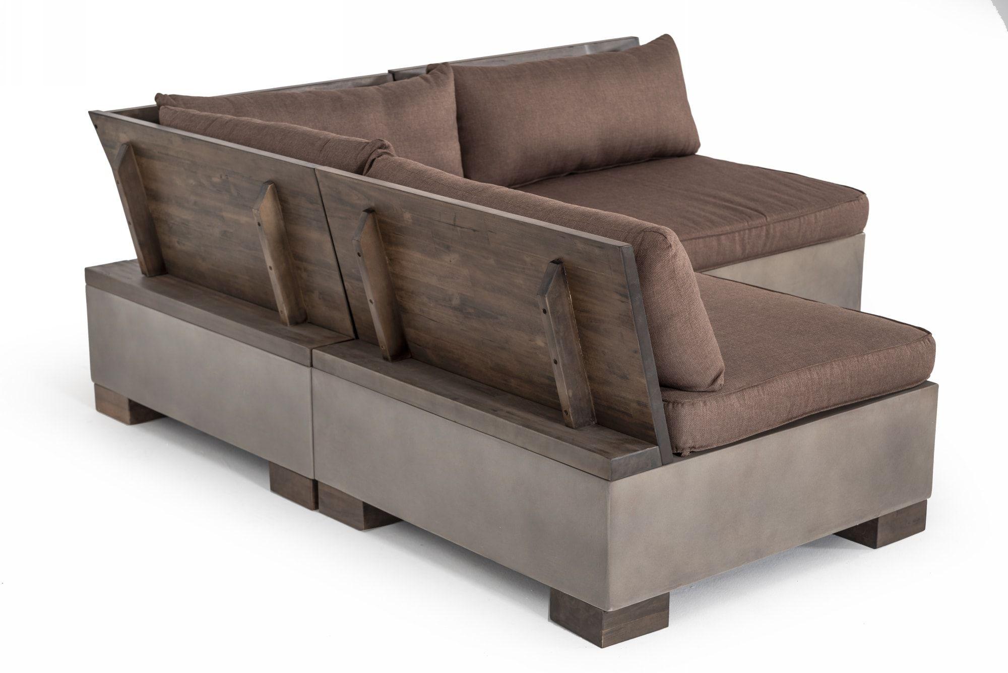 

    
VIG Furniture Modrest Delaware Modular Sectional Sofa Dark Tan/Brown VGLB-RIVI-SQR-SET2
