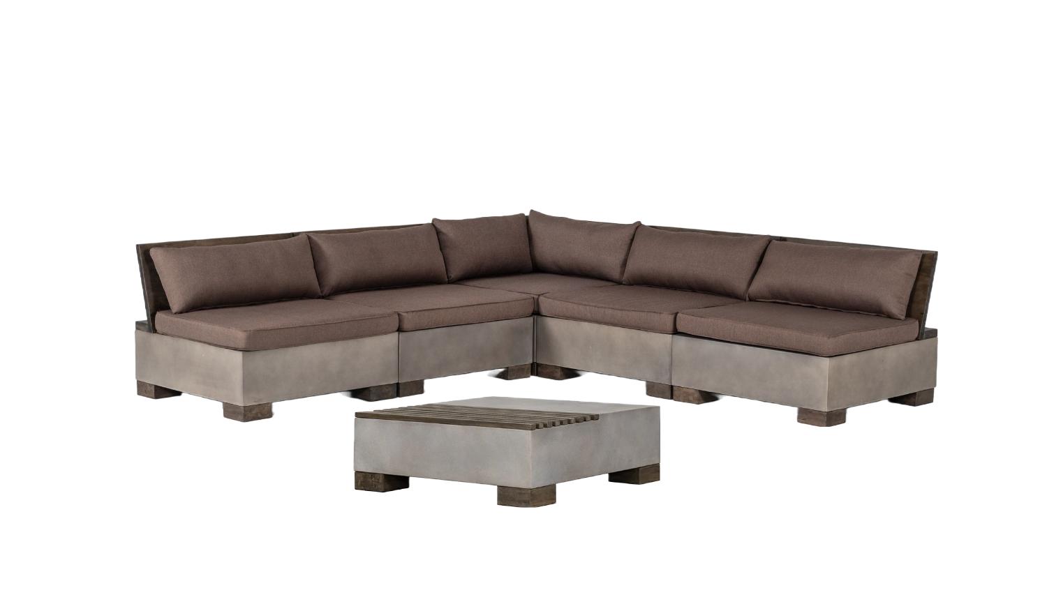 

    
Tan Modular Small Sectional Sofa Set w/ Coffee Table by VIG Delaware VGLB-RIVI-SQR-SET2
