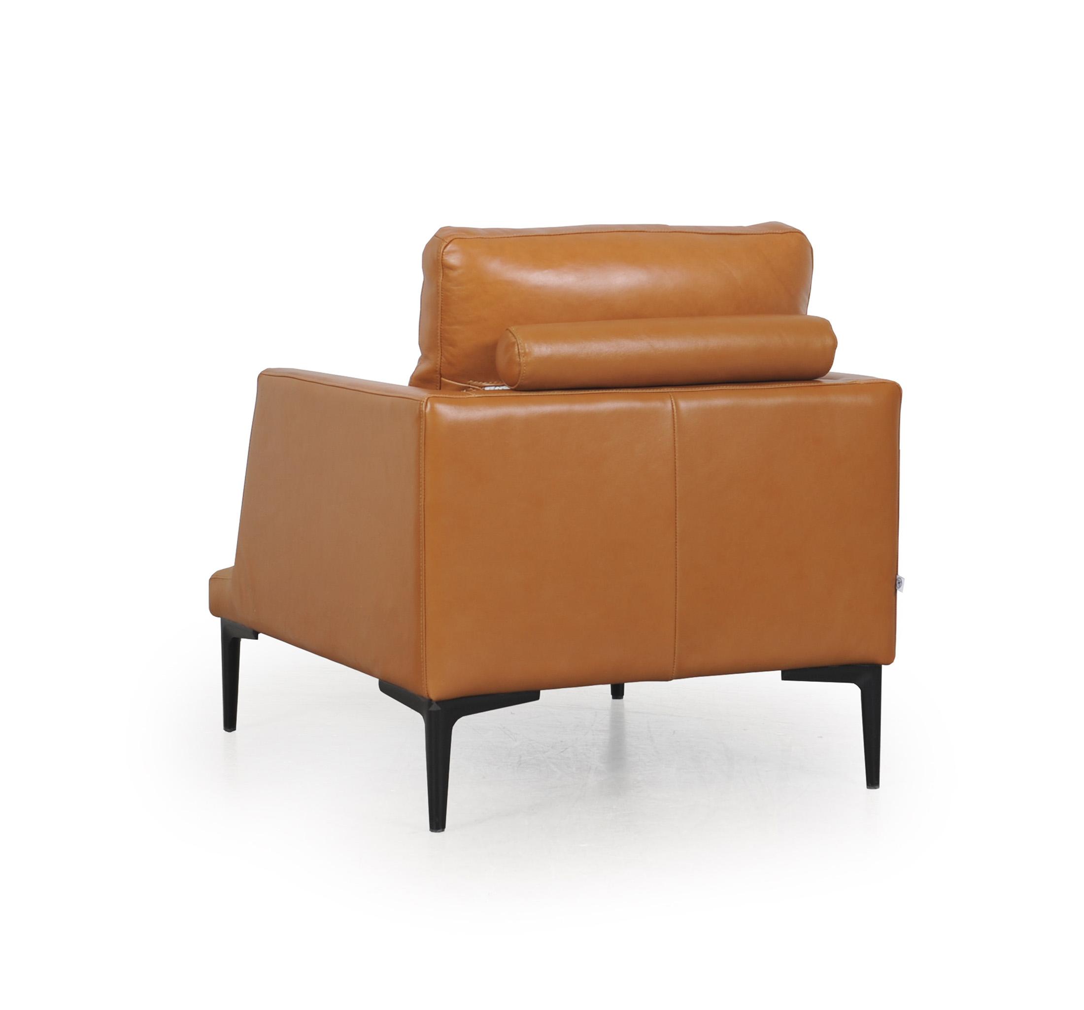 

    
 Shop  Tan Top Grain Leather Sofa Set 3Pcs 439 Rica Moroni Modern Contemporary
