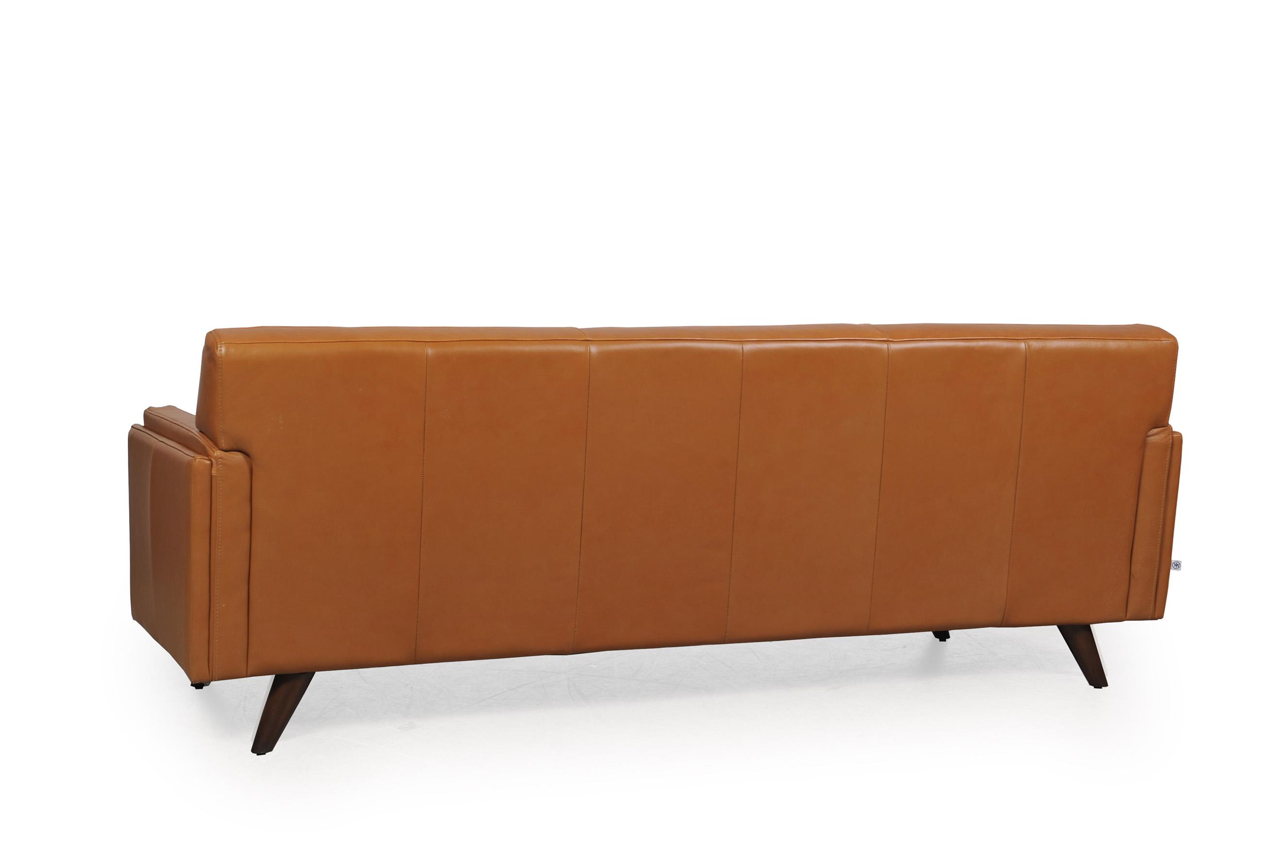 

    
 Shop  Tan Top Grain Leather Sofa Set 3Pcs Milo 361 Moroni Mid-Century Contemporary
