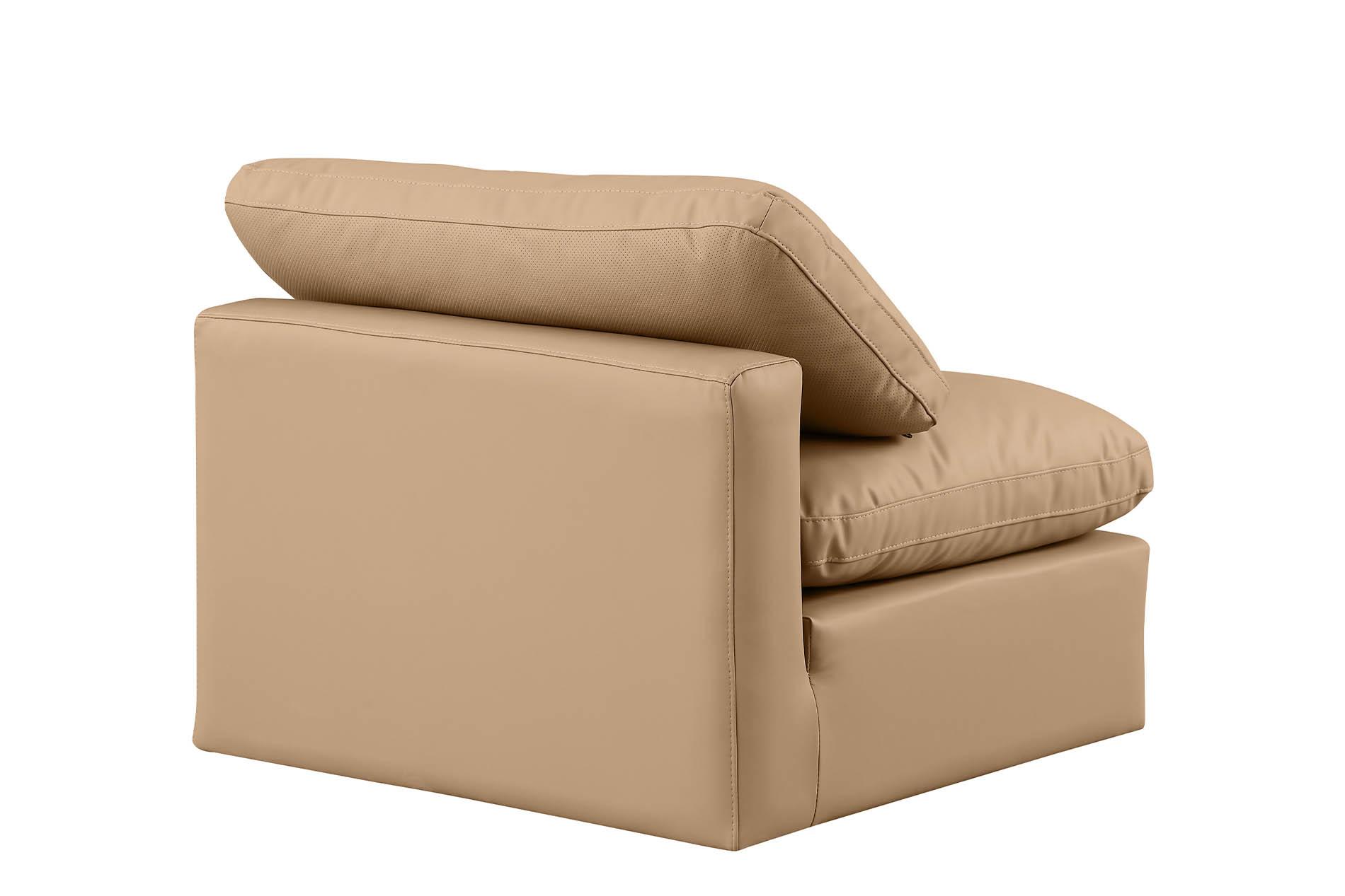 

    
146Tan-Armless Meridian Furniture Armless Chair
