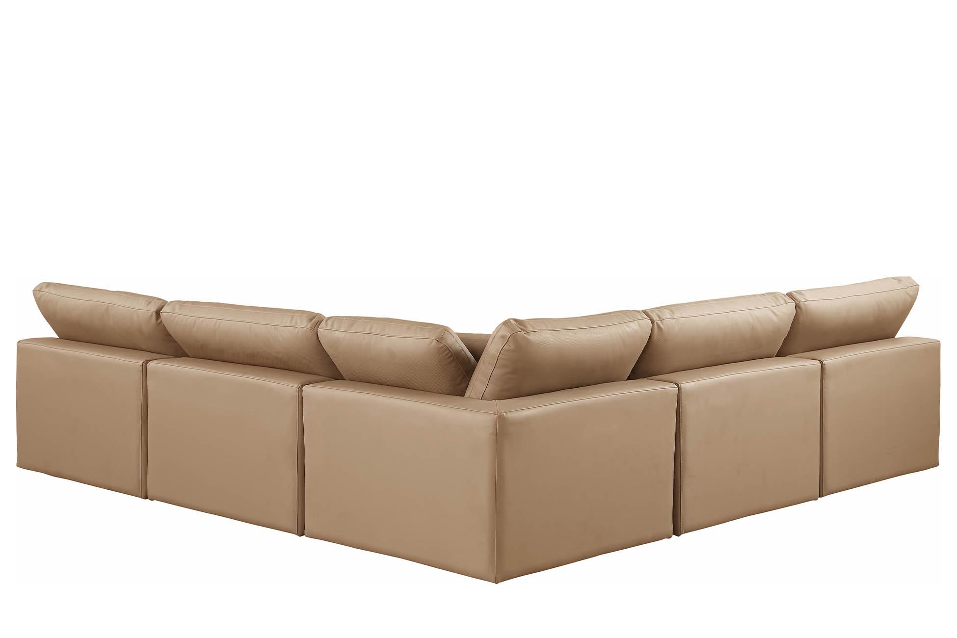 

        
Meridian Furniture 188Tan-Sec5B Modular Sectional Tan Faux Leather 094308288871
