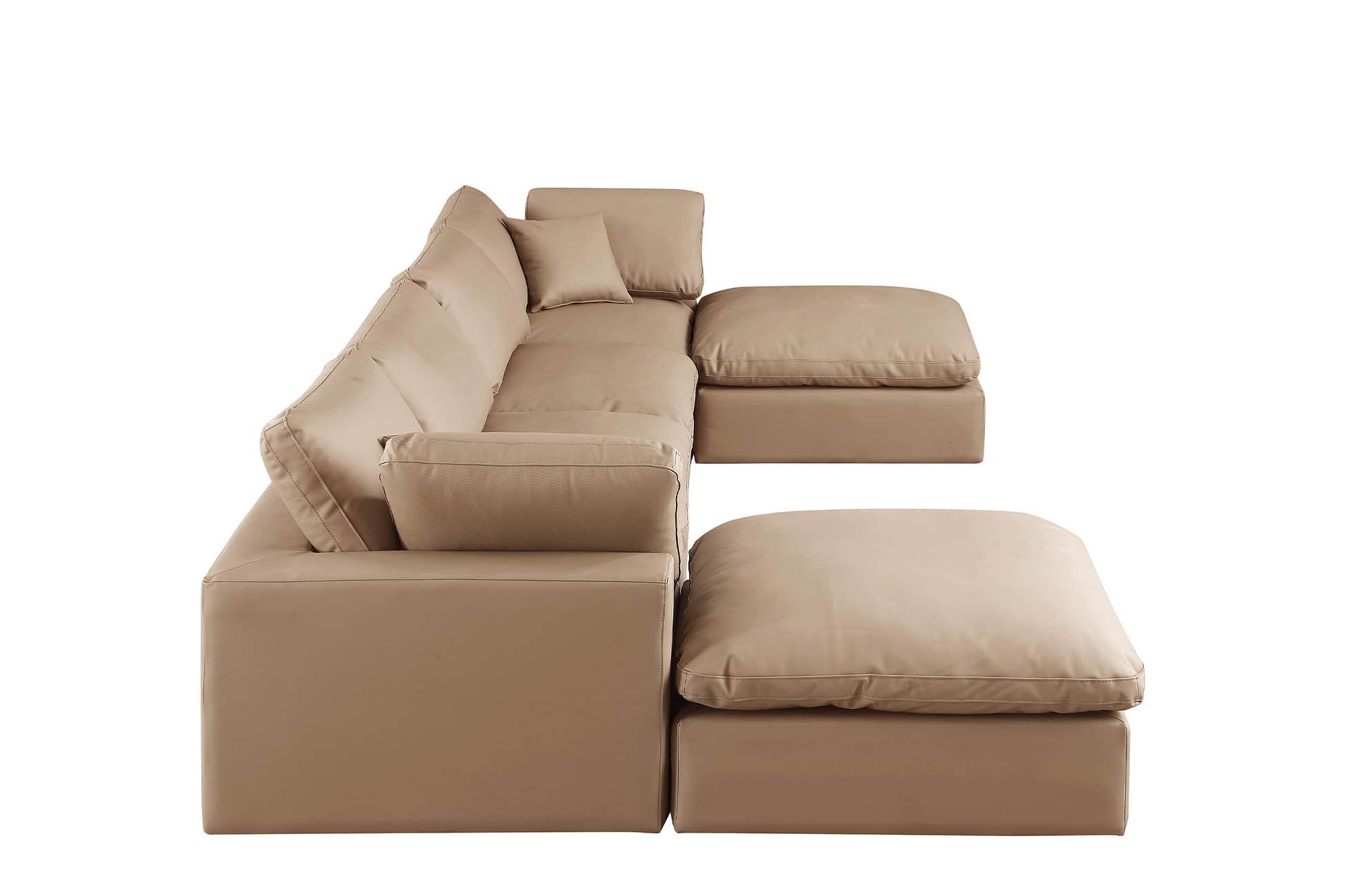 

        
Meridian Furniture 188Tan-Sec6B Modular Sectional Tan Faux Leather 094308288918
