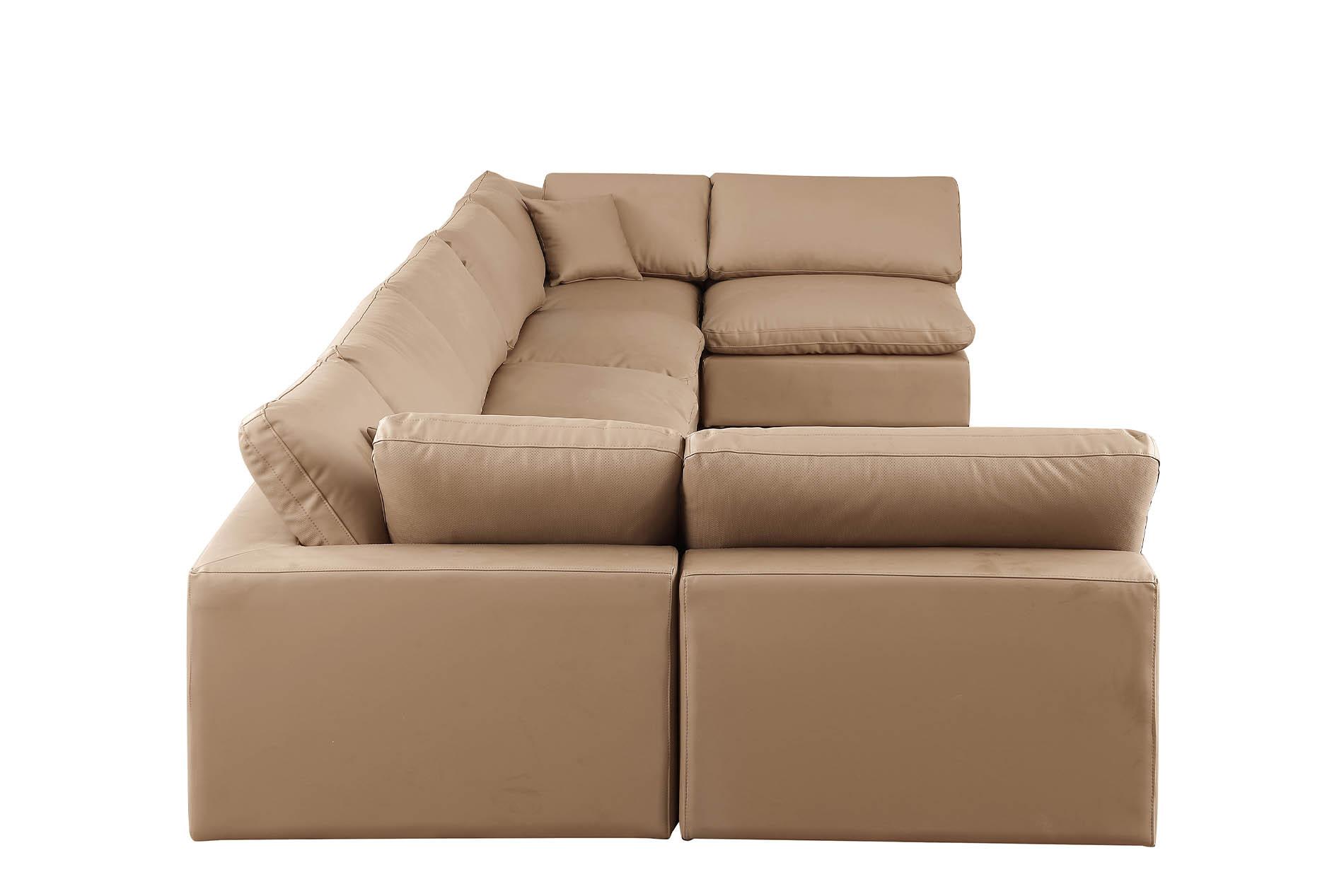 

        
Meridian Furniture 188Tan-Sec7B Modular Sectional Tan Faux Leather 094308288956
