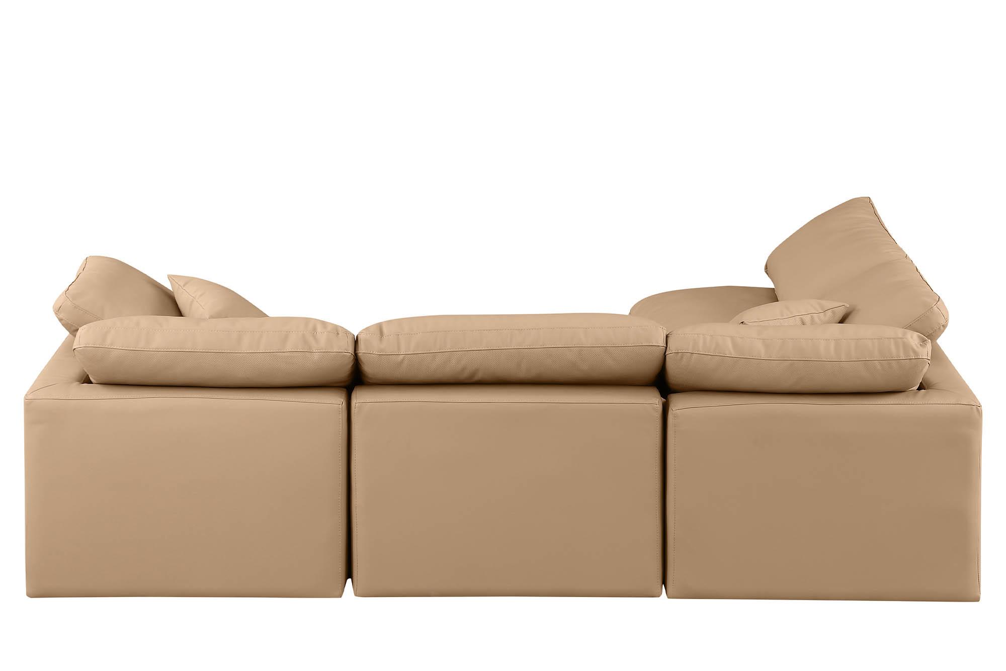 

    
146Tan-Sec4B Meridian Furniture Modular Sectional Sofa
