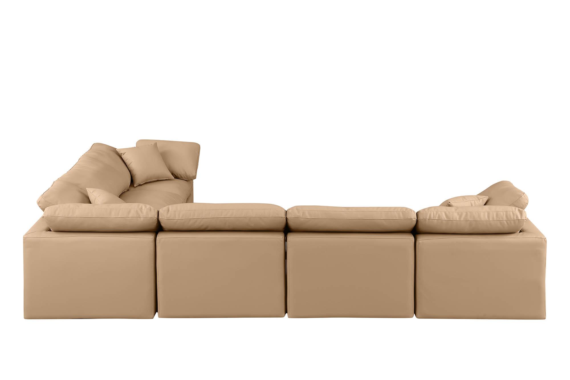 

    
146Tan-Sec6A Meridian Furniture Modular Sectional Sofa
