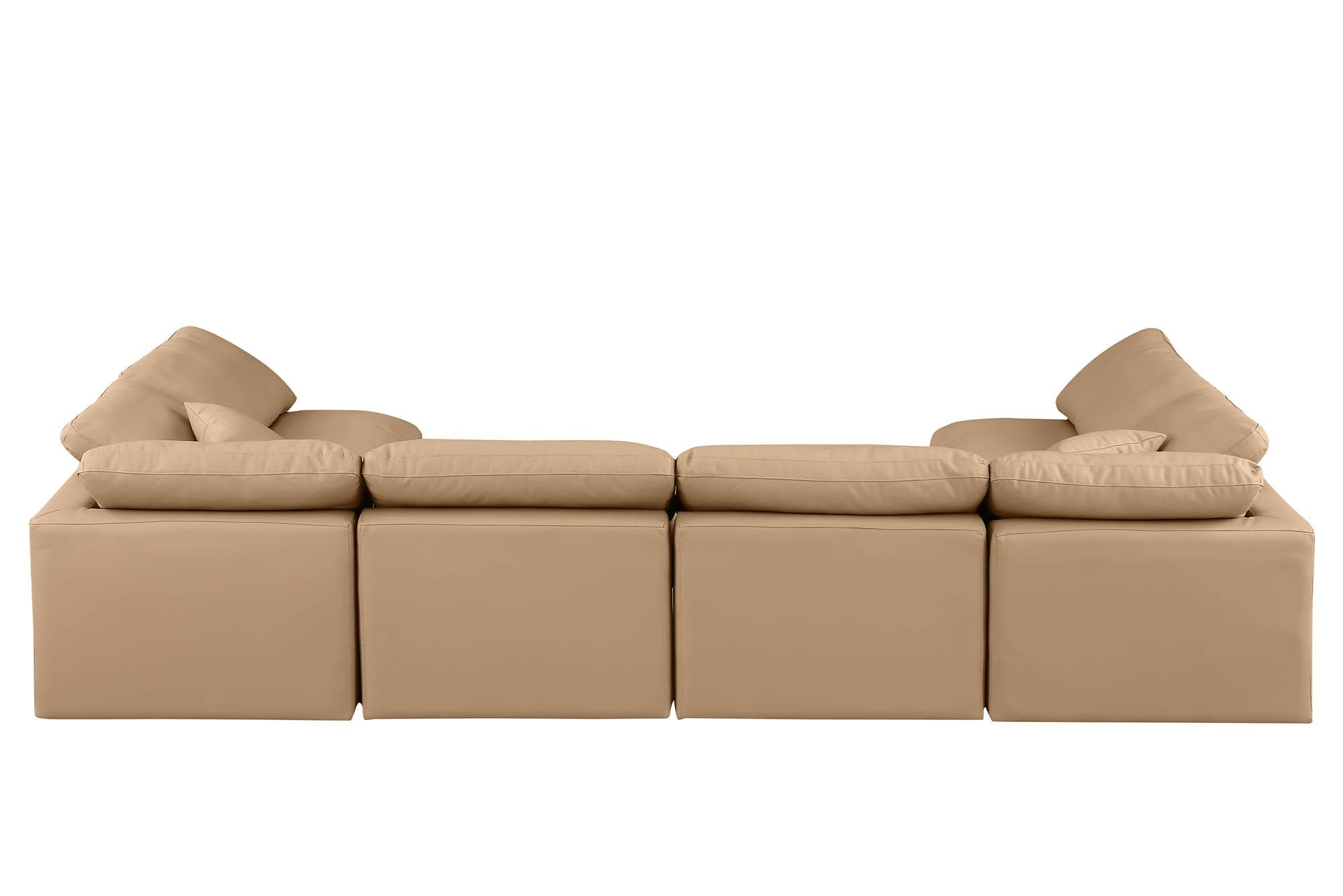 

    
146Tan-Sec6D Meridian Furniture Modular Sectional Sofa
