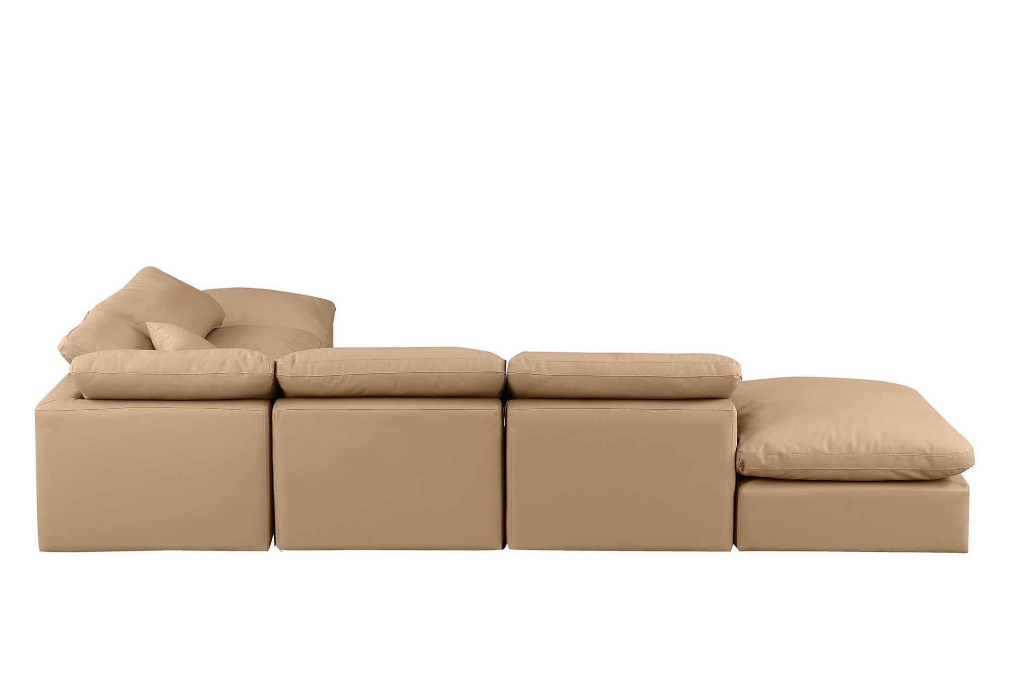 

    
146Tan-Sec6E Meridian Furniture Modular Sectional Sofa

